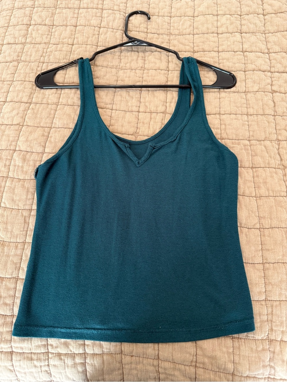 P’tula Women's Teal Tank Top Cropped